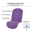thumbnail image 3 of Type C Cojín para silla de bebé, cochecito para niños, carrito de coche, silla alta, carrito, colchón suave, cojín para cochecito de bebé, 3 of 5