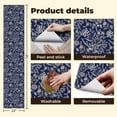 thumbnail image 4 of Peel and Stick Wallpaper Canvas Contact Paper Indian floral paisley seamless Vintage oriental flowers motif print Self Adhesive and Removable 24in x 118in, 4 of 8