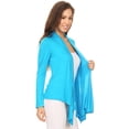 thumbnail image 4 of Women's Casual Long Sleeve Drape Front Open Jacket Cardigan, 4 of 7