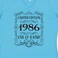 thumbnail image 4 of Inktastic Limited Edition 1986 One of a Kind Women's V-Neck T-Shirt, 4 of 5
