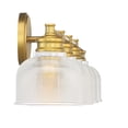 thumbnail image 6 of Trade Winds Lighting 4-Light Bathroom Vanity Light In Natural Brass, 6 of 6