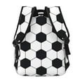 thumbnail image 4 of Easygdp Soccer Ball Mochila Ergonómica Versátil para Laptop - Múltiples Bolsillos, Correas Ajustables, Unisex para Escuela, Viajes y Actividades al Aire Libre-One Size, 4 of 5