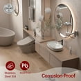 thumbnail image 5 of SUMERAIN 1 Hole Tall Bathroom Sink Faucet Single Handle Bathroom Vessel Sink Faucet Black and Gold 304 Stainless Steel, 5 of 9