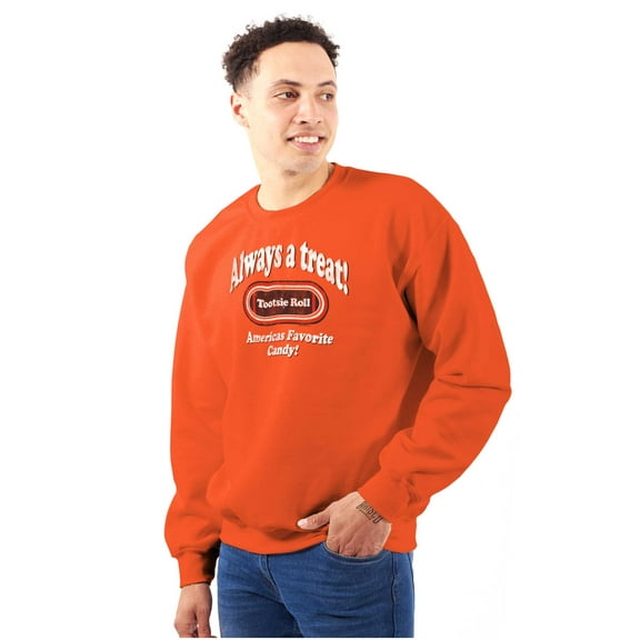 Tootsie Roll Vintage Always a Treat Sweatshirt for Men or Women Brisco Brands S