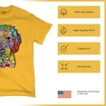 thumbnail image 4 of Tee Hunt Dean Russo Sweet Poodle T-Shirt Dog Pattern Puppy Adopt Pet Men's Tee, Yellow, Medium, 4 of 5