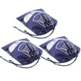 thumbnail image 1 of Bolsa con cordón para zapatos, 3 piezas, portátil, a prueba de polvo, no tejida, con cordón, bolsa para zapatos, diseño de última generación, 1 of 12