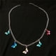 thumbnail image 3 of Collar de estado de ánimo con colgante de corazón que cambia de color para niñas, collar que cambia de color con la temperatura en cadena de plata, latón, sin piedras preciosas, 3 of 6