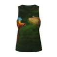 thumbnail image 5 of Haiem Hybrid Parrot in the Forest Men Workout Tank Top Gym Bodybuilding Sleeveless Muscle T Shirts Athletic Tank Breathable Workout Shirt-4X-Large, 5 of 9