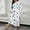 Blue, variant on Women's Cotton Nightgown Plus Size Casual Sleep Dress Women'S Plus Heart Print Long Sleeve Round Neck Medium Stretch Loose Nightdress, Women Nightgowns & Sleepshirts XXXXXL