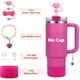 thumbnail image 2 of Juego de Accesorios para la Copa Stanley - Incluye 2 Cubiertas para Pajitas de 0.4 in, 1 Botín Protector de Silicona, 3 Tapones Antiderrames y 1 Charm para Vasos de 30 y 40 OZ., 2 of 4