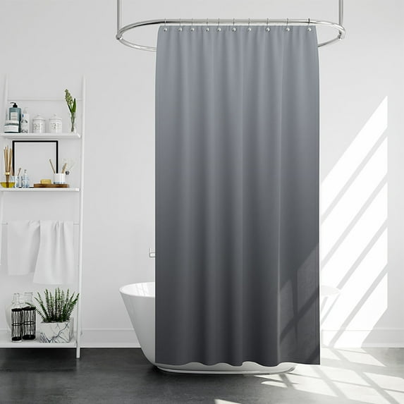 KYAIGUO 71x71inch Gradient Color Shower Curtain, Waterproof Partition Curtain for Bathroom Bathroom