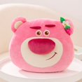 thumbnail image 1 of Almohada de oso de fresa roja, juguete de peluche para niños, regalo de cumpleaños para niñas, almohada, cama, 1 of 5