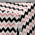 thumbnail image 4 of Geometric Dog Crate Cover, Chevron Pattern Illustration of Horizontal Zigzag Lines Print, Easy to Use Pet Kennel Cover for Dogs, 35" x 23" x 27", White Charcoal Grey and Coral, by Ambesonne, 4 of 6