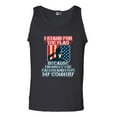 thumbnail image 1 of I Stand For The Flag I Respect The Fallen Love My Country DT Adult Tank Top, 1 of 2