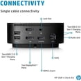 thumbnail image 2 of Restored HP USB-C Dock G5 Dock 2.0 Up to 100W via USB-C for HP laptops, MacBook computers Docking Station (Refurbished), 2 of 6