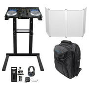 Hercules Universal DJ Bluetooth Controller+Stand+Mic+Headphones+Backpack+Facade