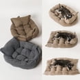 thumbnail image 3 of Dog Sofa Pet Bed Kennel Mat Soft Puppy Beds Cat House Warm Pets Couch Cats Supplies Large Dog Winter Multifunction Accessories ShopWise Round, 3 of 17