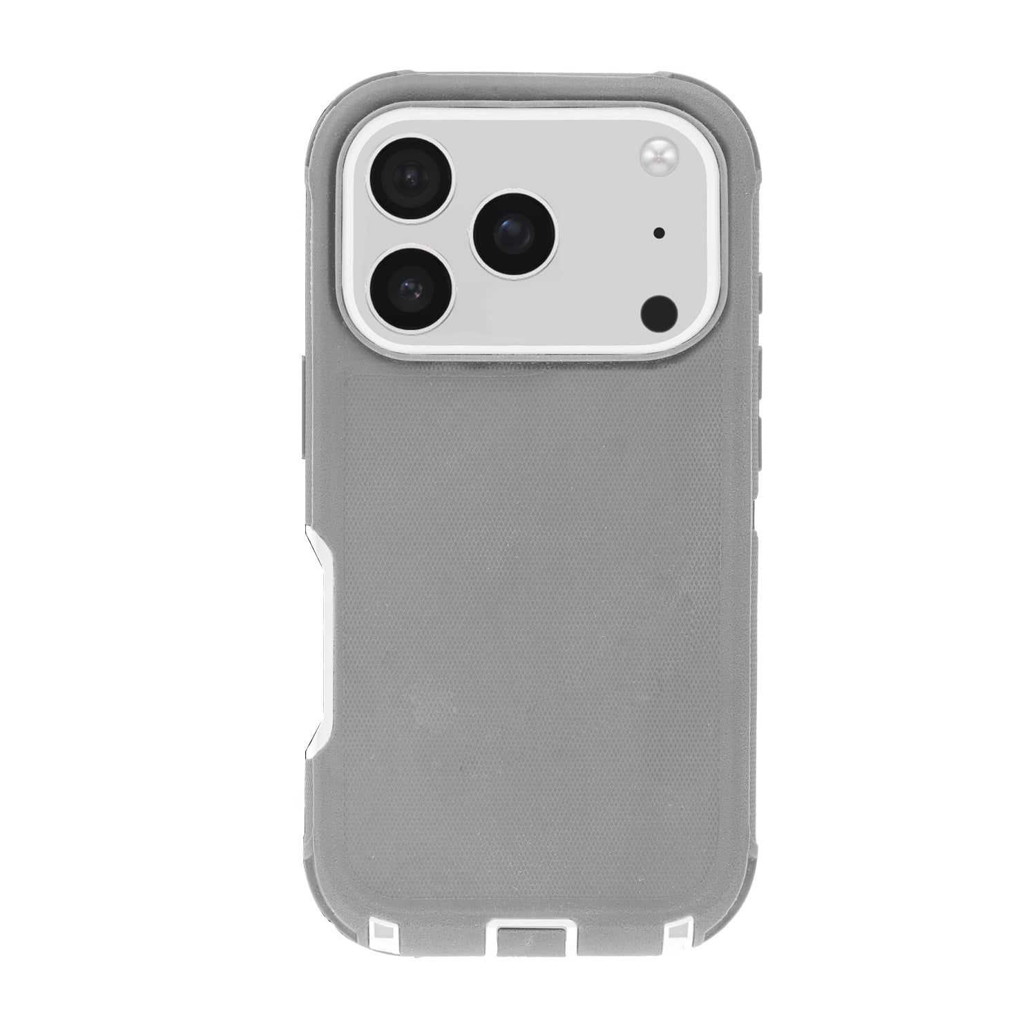 Heavy Duty Rugged Case with Shockproof Protection for iPhone 17 Pro Max - Grey