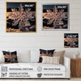 thumbnail image 4 of Designart "Snowflake Tranquility at Sunrise II" Landscapes Framed Wall Art - White Winter Landscape Entryway Framed Wall Art Print, 4 of 6
