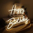 thumbnail image 2 of Custom LED Strip Light Happy Birthday Party Bar Decoration Neon Light, 2 of 4