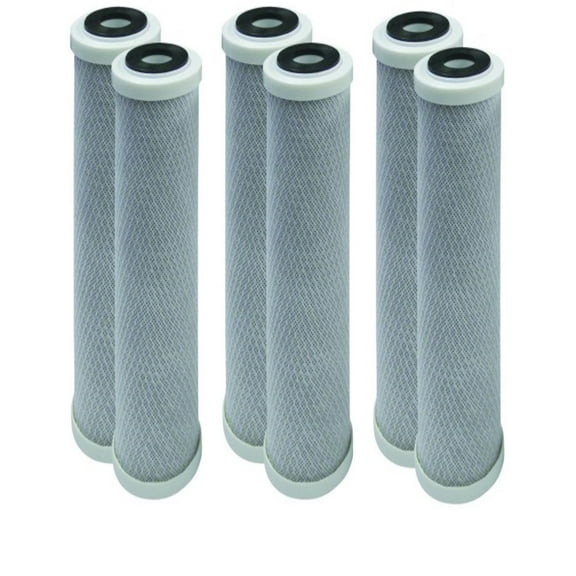 6 Big Blue 20"x4.5" Whole House CTO Coconut Shell Carbon Block Water Filter