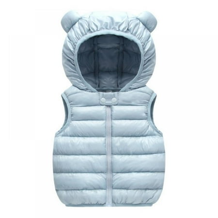 

Toddler Baby Girls Winter Cartoon Windproof Coat Hooded Warm Outwear Waistcoat