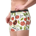 thumbnail image 3 of Kdxio Men's Boxer Briefs with Tomatoes Print - Comfortable and Breathable Underwear for Everyday Wear, 3 of 7