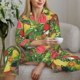 thumbnail image 6 of Sikiie Fruits Vegetables And Berries Women's Long-Sleeve Shirt and Full-Length Bottom Pajama Set (s-xxl)-XX-Large, 6 of 7