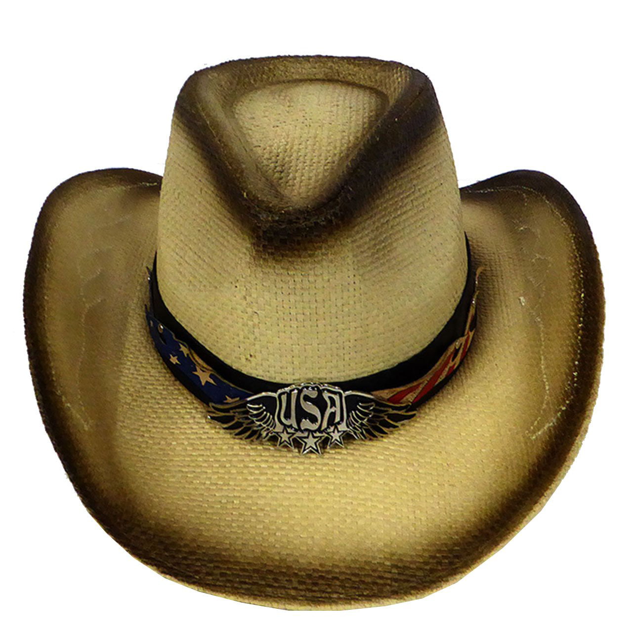 Distressed Western Cowboy Hat Cowgirl Country Western Adult Unisex