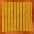 thumbnail image 1 of Ahgly Company Indoor Square Oriental Yellow Modern Area Rugs, 4' Square, 1 of 4