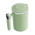 thumbnail image 3 of Taza de café agitadora automática, taza mezcladora de regalo, coctelera eléctrica portátil, vaso mezclador automático para té, leche, café, senderismo verde, 3 of 8