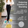 thumbnail image 2 of Anti-Fatigue Kitchen Mat Set  – Massage-Texture Comfort Rugs, Stress-Relief Standing Mats for Kitchen & Laundry Room, Soft Polyester Surface with Non-Slip TPR Backing, 2 of 7