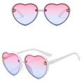 thumbnail image 2 of Heart Glasses Personality Candy Color Sunglasses Retro Love Sunglasses, 2 of 3