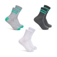 thumbnail image 6 of Fruit of the Loom Womens Value Mid Crew Socks, 3-Pack, Sock Sizes 4-10, 6 of 9