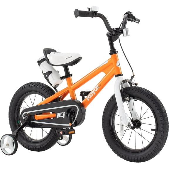 Royalbaby Freestyle 12" Kids Bicycle for Boys Girls, Ages 3-4 Years, Orange