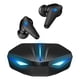 thumbnail image 2 of Auriculares BT Gaming, Estado de 3 modos 3 modos inalámbricos auriculares de auriculares de latencia clara con estuche de carga para música, 2 of 8
