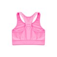thumbnail image 4 of CHICTRY Kids Girls Sports Vest Sleeveless Shiny Rhinestone Racerback Crop Top Gymnastics Dance Tops Pink 8, 4 of 5