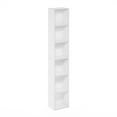 thumbnail image 2 of Furinno Luder 6-Tier Open Shelf Bookcase in White, 2 of 6