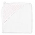 thumbnail image 2 of Necessities by Tender Tyme Muslin & Terry Cotton Hooded Towel - Pink Stars, 2 of 2