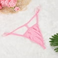 thumbnail image 2 of iHPH7 Thongs for Women, G String Thongs for Women, Lace Underwear for Women, Pink One Size, 2 of 7