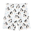 thumbnail image 4 of joogoo Penguin Snowflake Girls Lined Shorts Bike Dance Bottoms 6T, 4 of 7
