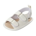 thumbnail image 2 of Dpytoraw Flat Girls Rubber Baby Soft Boys Walking Non-Slip Sandals Sole Shoes Prewalker Baby Shoes Infant Soft Sole Sandals Size US:6, 2 of 4
