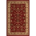 thumbnail image 3 of Unique Loom Sialk Hill Collection Area Rug - Washington (6' 1" x 9' Rectangle Burgundy/Cream) Floral Traditional Perfect For Living Room Bed Room Dining Room Office, 3 of 8
