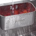 thumbnail image 3 of 304 Stainless Steel Sink Drain Rack Washing Vegetable Drainer Compatible With Sink Stainless Steel Kitchen Orga, 3 of 5