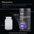 thumbnail image 4 of Resveratrol 98% Ultra Pure Eternal Nutrition 300 Cápsulas 1000 mg, 4 of 7