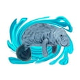 thumbnail image 2 of CafePress - MANATEE - Large Beach Towel, Soft 30"x60" Towel with Unique Design, 2 of 2