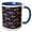 Blue/White, variant on 3drose, Bengal Tigers Pattern, 15oz Mug