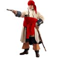 thumbnail image 6 of Pirate Accessories Women Men - Pirate Bandana Head Scarf Hat Belt Sash for Carnival Renaissance Themed Role Playing(Red,33 Inch), 6 of 6