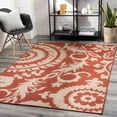 thumbnail image 3 of Hauteloom Alburnett Hallway, Kitchen Patio Outdoor Runner Rug - Traditional, Transitional - Rust, Beige - 2'5" x 11'10", 3 of 15