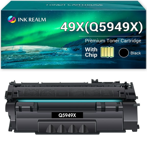 Ink realm Compatible Toner Cartridge Replacement for HP 49X Q5949X LaserJet 1320 1320N 1320TN 1320NW 3390 3392 Printer Ink Black, 1-Pack